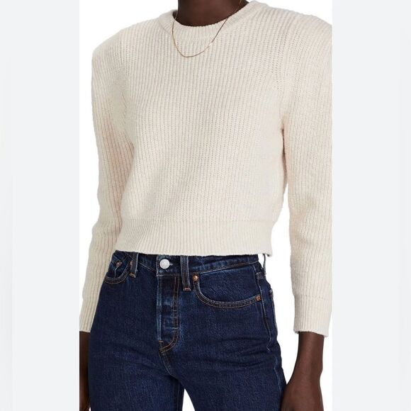 NEW BB Dakota Steve Madden Future Nostalgia Crop Pullover Sweater Womens Small - Picture 1 of 4